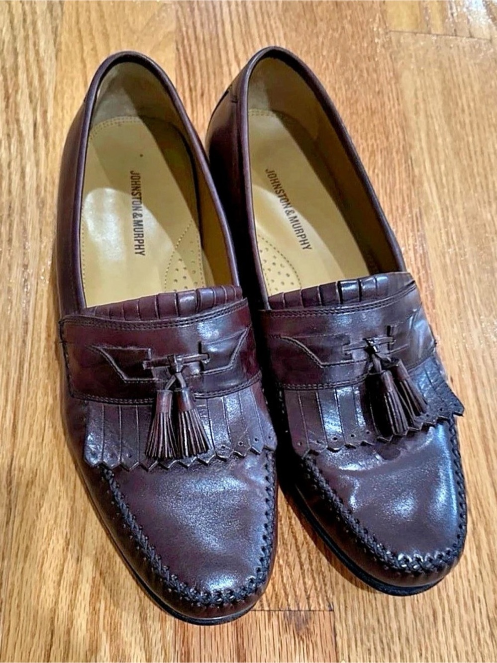 Johnston & Murphy Kiltie Tassel Loafer Loafers Brown US 12